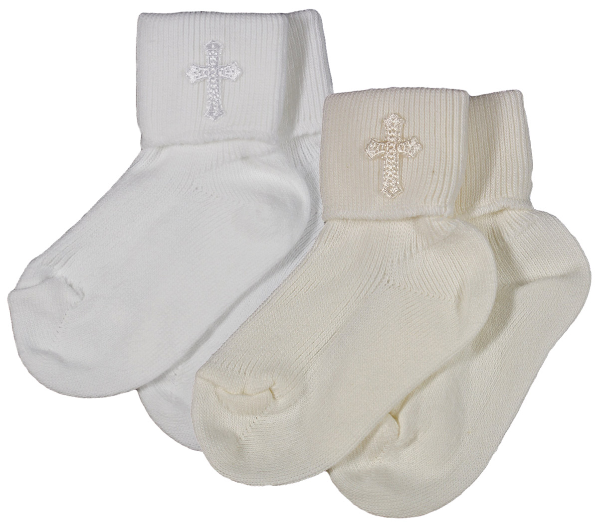 baby boy christening socks