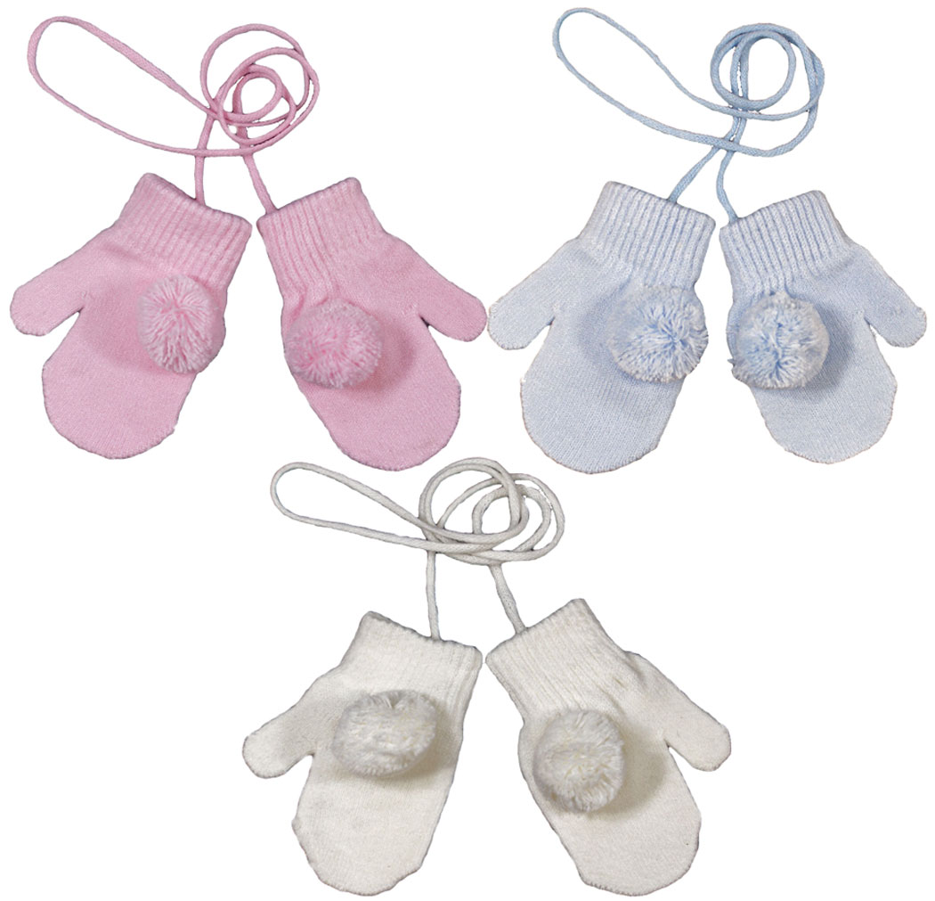 baby mittens on a string