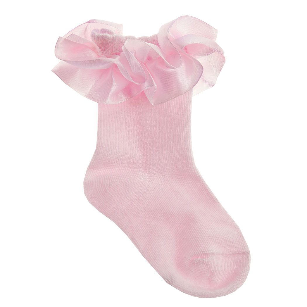 Baby Girl SOCKS Ribbon Frilly Ruffle Ankle 
