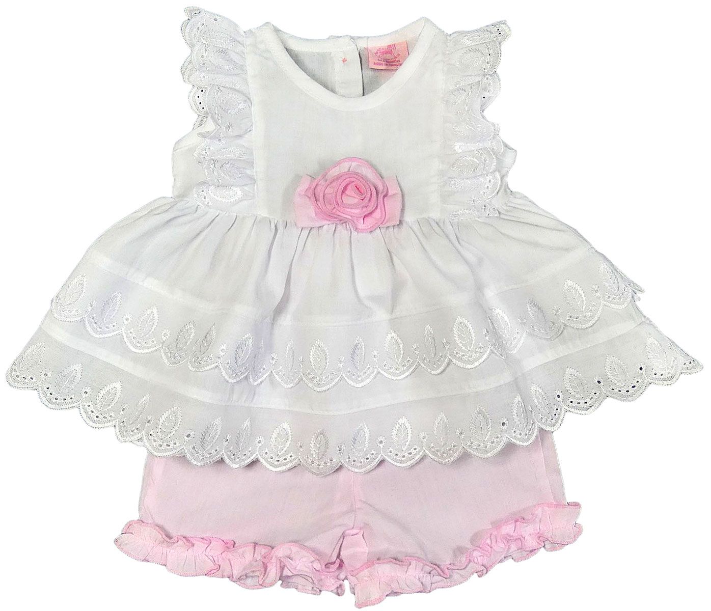 Baby Girl Dress Top Sun Set Spanish Style Summer Shorts Frilly Top
