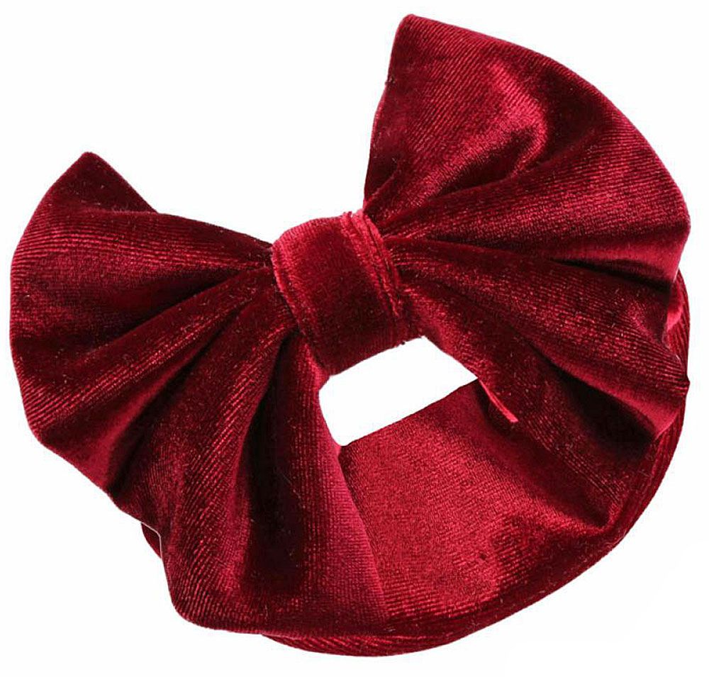 Baby Girl BOW HEADBAND Velour 