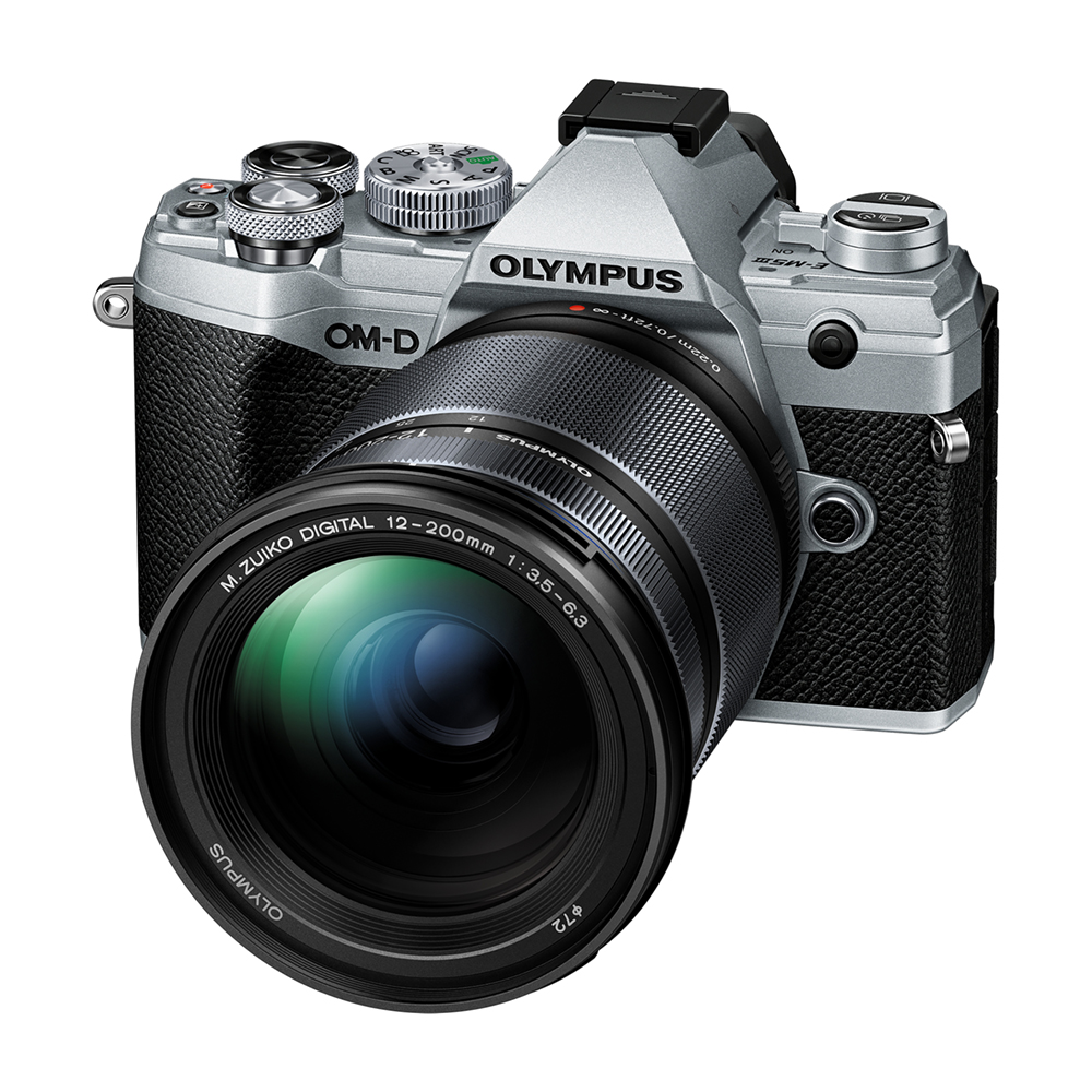 Olympus OM-D E-M5 Mark III Digital Camera with 12-200mm Lens - Silver