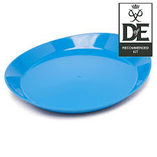 Lifeventure Lightweight Tough Ellipse Plastic Camping Plates With Thumb Hold 