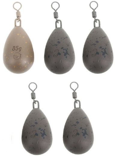 Pesos de plomo giratorios Korda Pear - paquete de 5 - Imagen 2 de 8