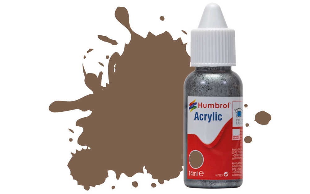 Humbrol Acrylic Model Paint 14ml Dropper Bottle Matt-Satin-Gloss