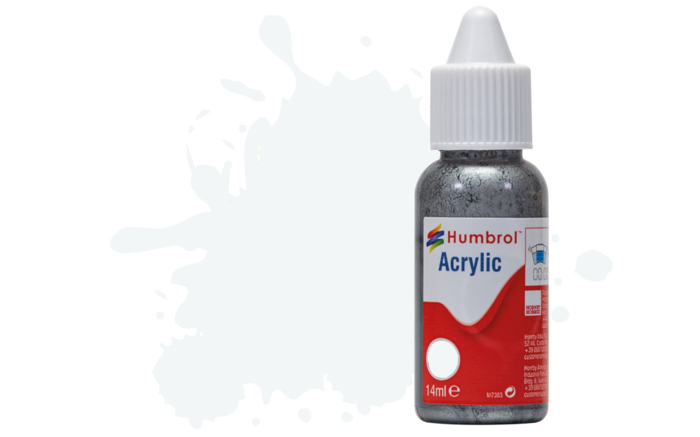 Humbrol Acrylic Model Paint 14ml Dropper Bottle Matt-Satin-Gloss