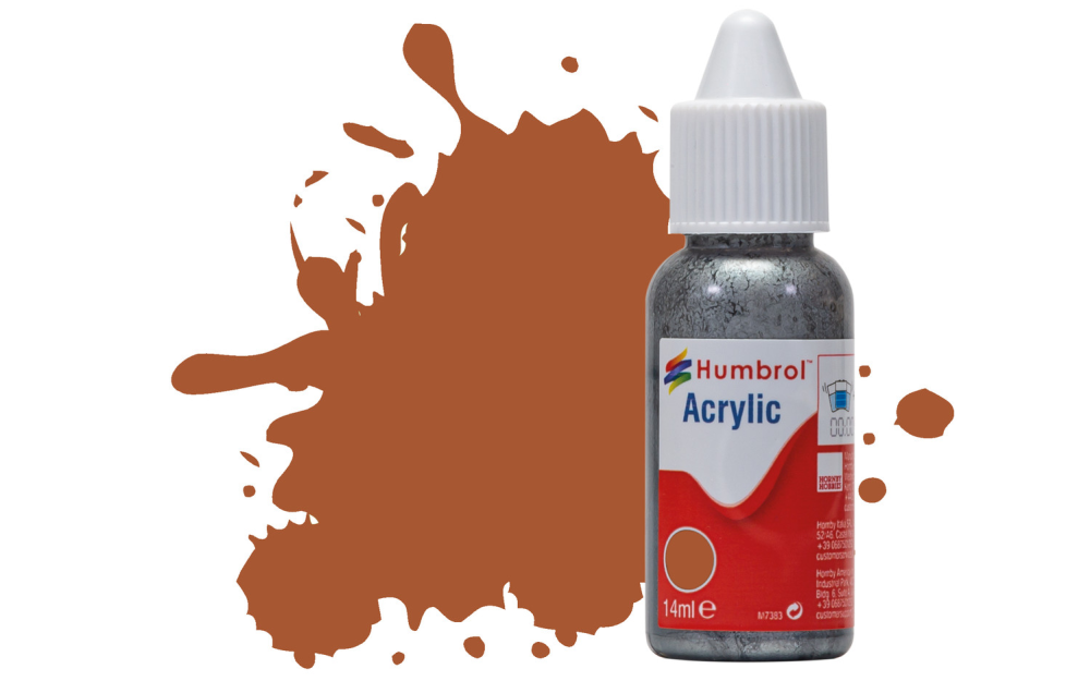 Humbrol Acrylic Model Paint 14ml Dropper Bottle Matt-Satin-Gloss