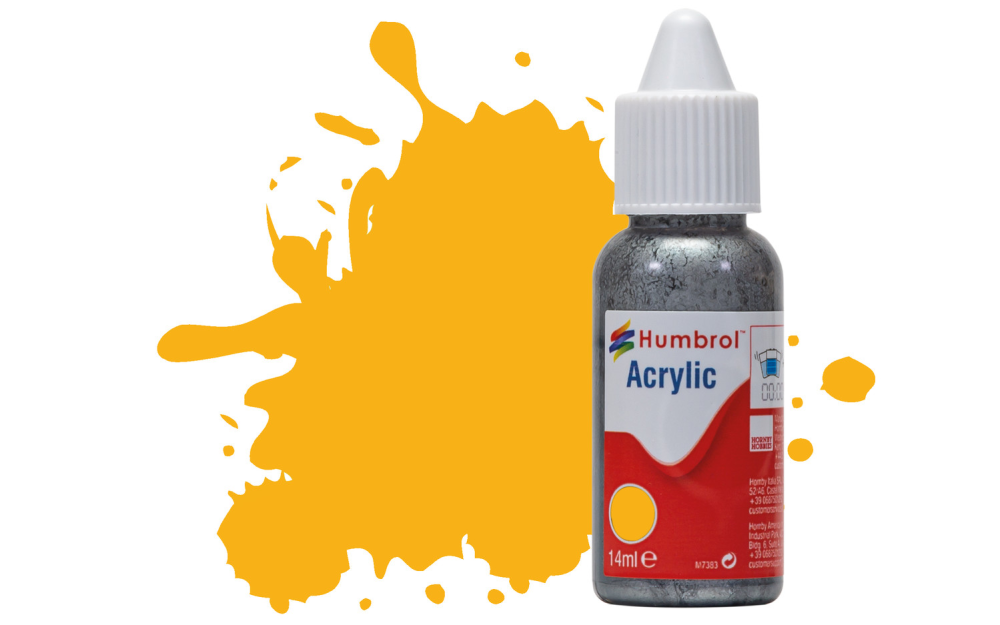 Humbrol Acrylic Model Paint 14ml Dropper Bottle Matt-Satin-Gloss