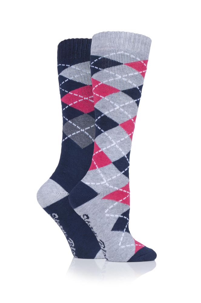 Storm Bloc Ladies Midweight Knee High Socks 2 Pair come in 2 Colours