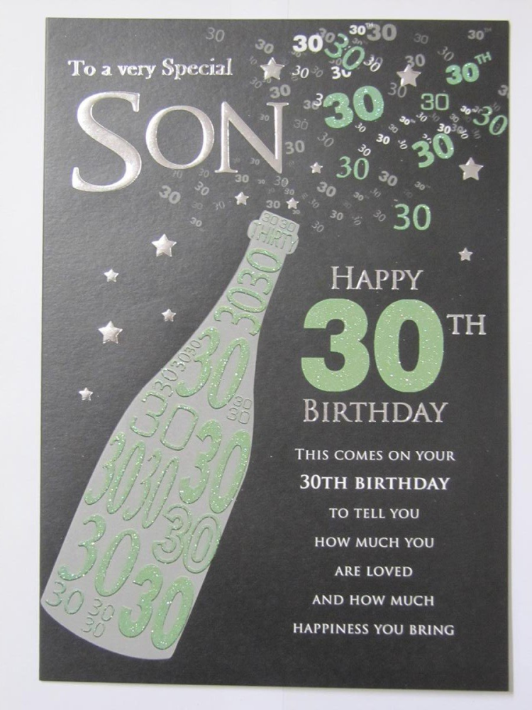 Happy 30th Birthday Wishes For Son