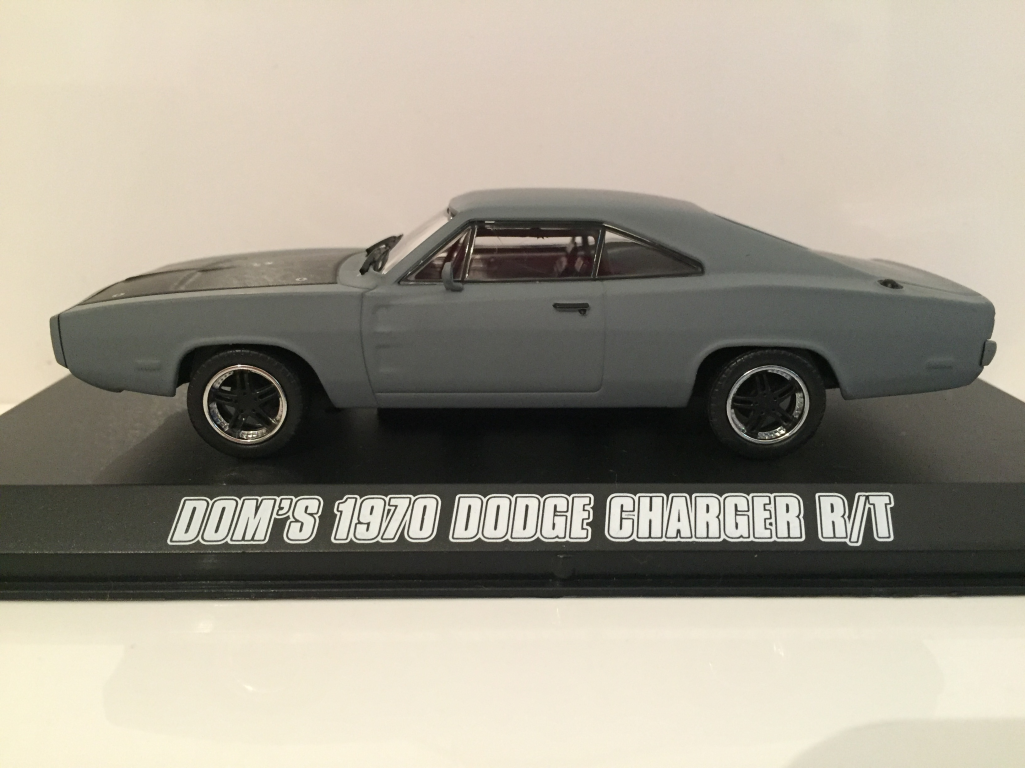 Fast Furious Doms 1970 Dodge Charger R T Matt Grey Greenlight