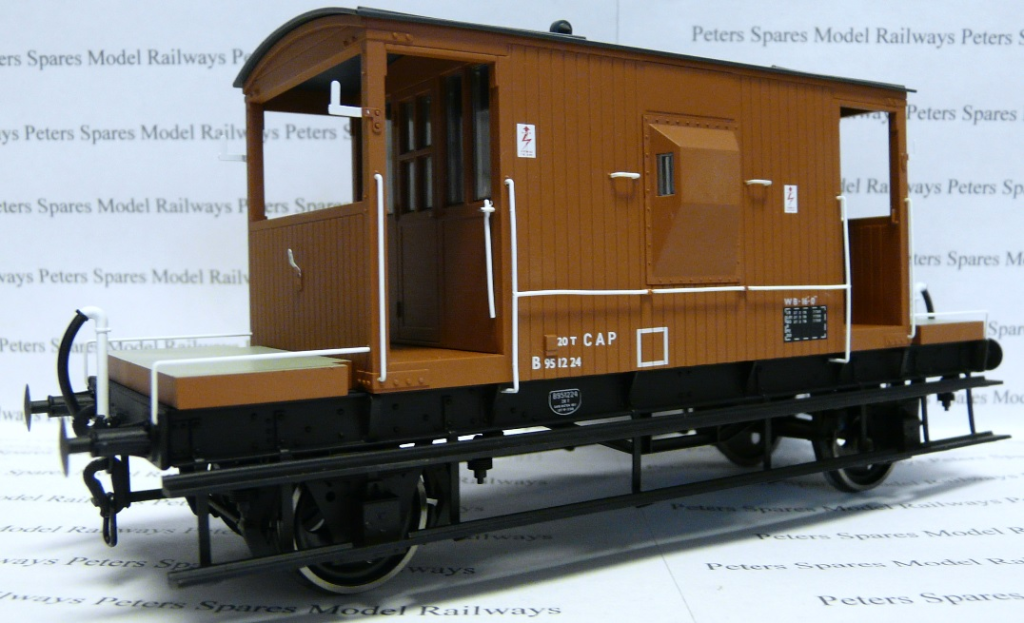 Dapol 7f200004 20 Ton Brake Van B951224 Bauxite Cap O Gauge for sale
