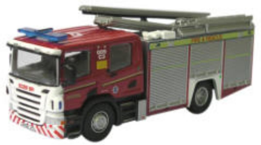 BNIB OO GAUGE OXFORD 1:76 76SFE001 CLEVELAND FIRE /& RESCUE FIRE ENGINE