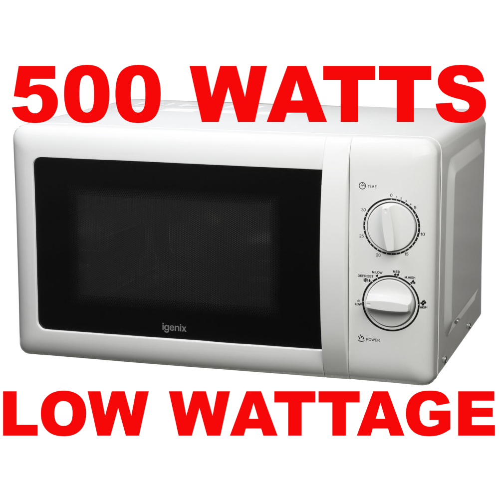 LOW WATTAGE!!! Igenix 500 Watts Caravan Microwave 20L White | eBay