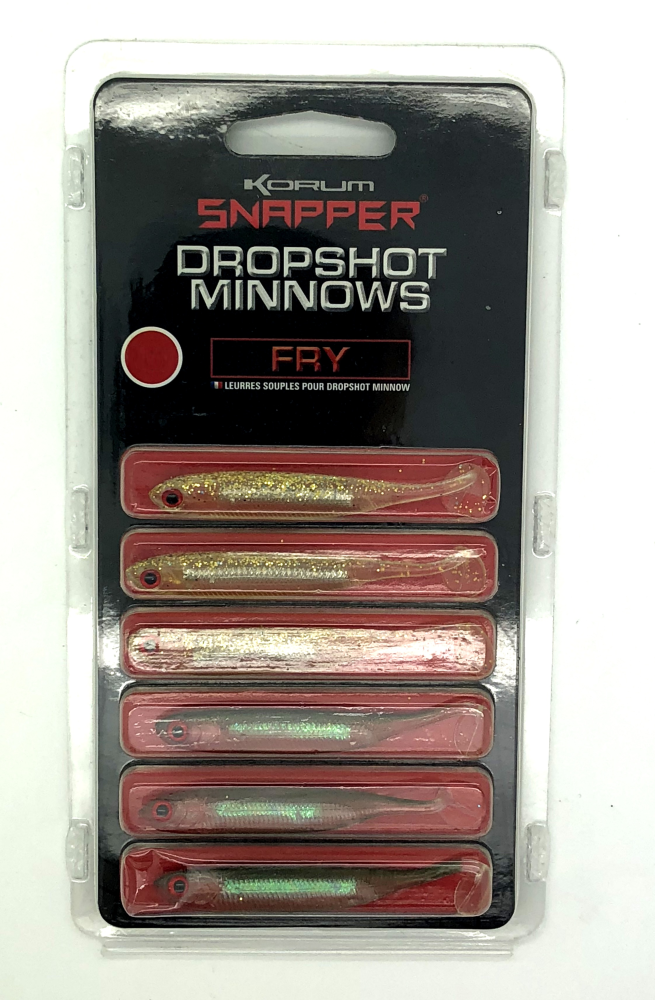 all types Korum Snapper Dropshot Minnows