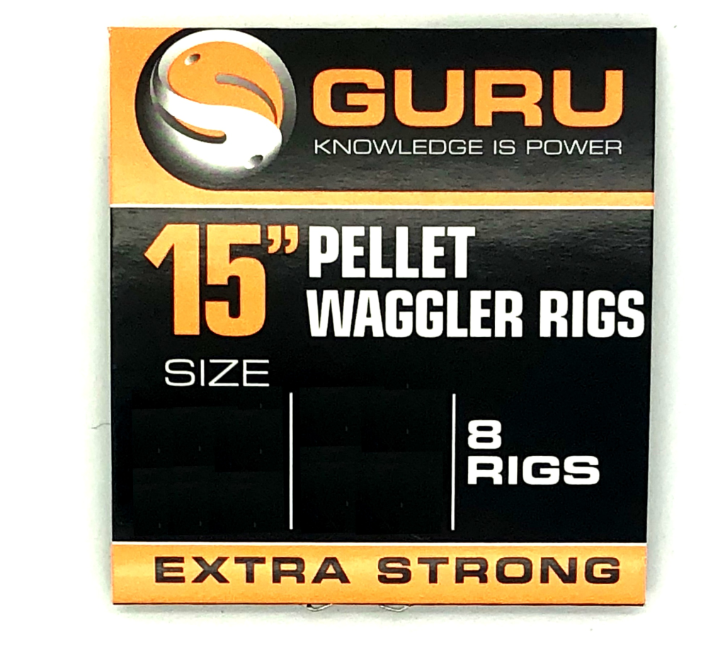 guru pellet waggler rig with bands