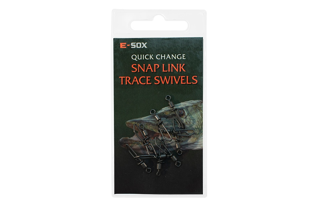Drennan Esox Quick Change Snap Link Trace Swivels Pack of 10 