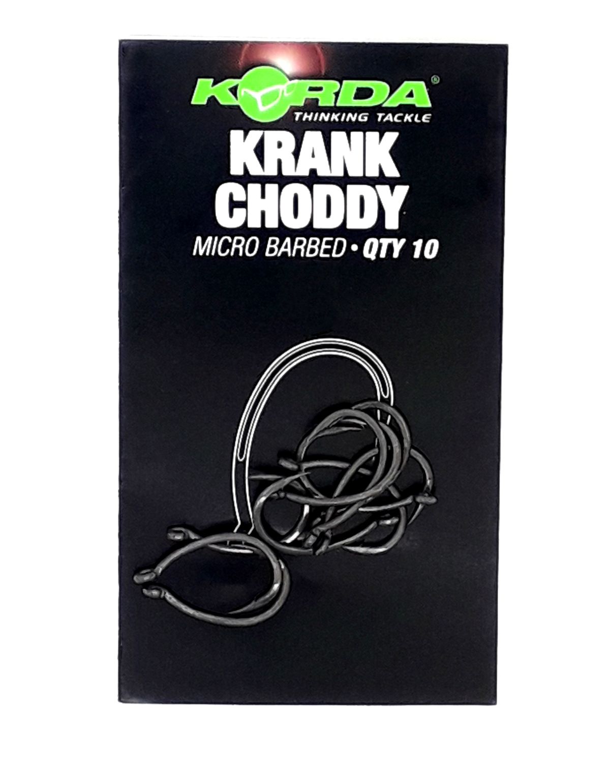 Korda Krank Micro-Barbed Choddy Hooks For Carp Fishing